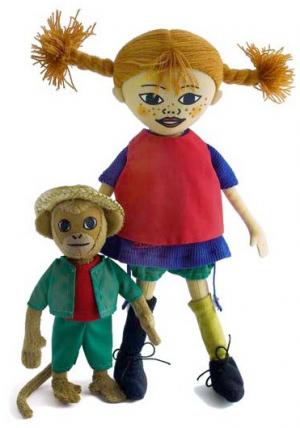 Pippi Långstrump & Herr Nilsson (Mjuka Dockor)