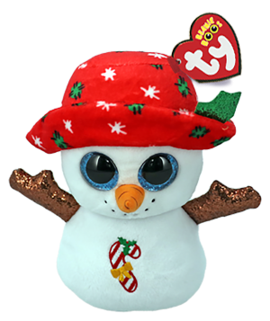 Beanie Boos Brrrnie Snögubbe - TY Gosedjur