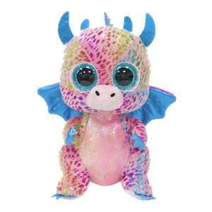 Beanie Boos Flint rosa drake - TY Gosedjur