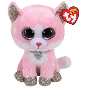 Beanie Boos Fiona (rosa katt) - TY Gosedjur